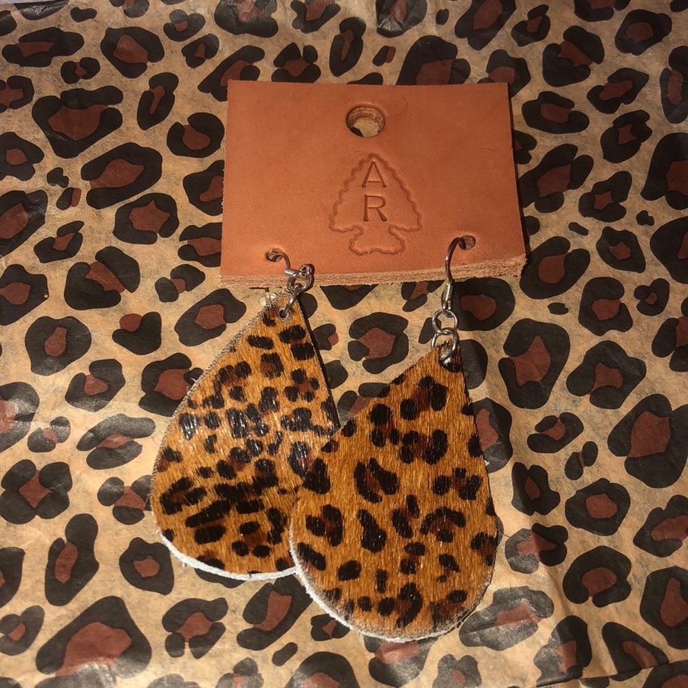 Cheetah Print Earrings